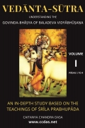 Vedanta-sutra: Understanding the Govinda-bhasya of Baladeva Vidyābhusana