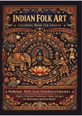 Indian Folk Art Coloring Book