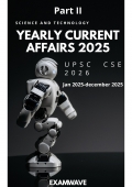 Yearly Current Affairs 2025: Science & Technology:Part II (eBook)