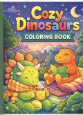 Cozy Dinosaurs coloring book