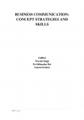 BUSINESS COMMUNICATION: CONCEPT STRATEGIES AND SKILLS (eBook)
