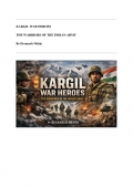 KARGIL WAR HEROES   THE WARRIORS OF THE INDIAN ARMY (eBook)