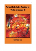 Perfect Nakshatra Reading in Vedic Astrology III (eBook)