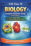 ICSE Class 10 Biology Complete Revision Guide: Concise Notes and 5 Important Questions per Chapter