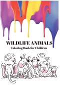 Wildlife Animals Coloring Book
