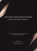 60 Day Content Creator Planner for Social Media Growth