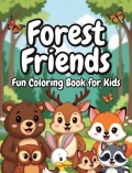 Forest Friends Fun Coloring Kids Book (eBook)