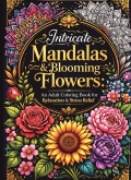 Intricate Mandalas & Blooming Flowers: An Adult Coloring Book for Relaxation & Stress Relief