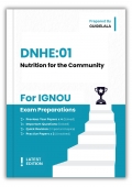 DNHE 01 Nutrition for the Community | IGNOU Exam Preparation Guide Book (eBook)