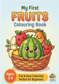 My First Fruits coloring book
