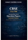 CBSE Class 10th Previous Year Question Papers(2025) (eBook)