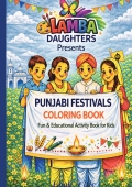 Punjabi Festivals Coloring Book for Kids and adults
