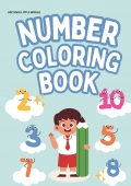 Numbers Coloring Book for Kids Ages 2–5