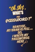 Alphabetical Internet Password Logbook