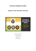 Civilian awards to Sindhis of India  (eBook)