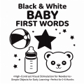 Black & White Baby First Words & Shapes