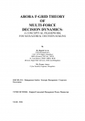 Arora F-Grid Theory of Multi-Force Decision Dynamics: A Conceptual Framework for Managerial Decision-Making (eBook)