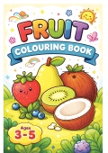 Fruit Coloring Book For kids Ages 3 - 5
