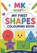 Shapes colouring book for kids