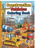 Children colouring book - Construction Vehicles