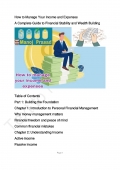 How to manage your income and expenses (eBook)