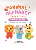 Animal Alphabet Tracing Workbook for Preschoolers: ABC Letter Tracing and Coloring Book