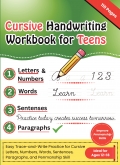 Cursive Handwriting Workbook for Teens