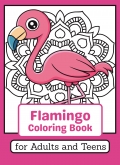 Flamingo Coloring Book for Adults and Teens