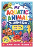 Aquatic Animals Coloring Book for Kids Ages 3–5