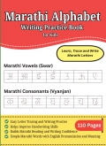 Marathi Alphabet Writing Practice Book for Kids