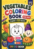 Vegetable Coloring & Learning Book for Kids