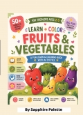 LEARN + COLOUR FRUITS & VEGETABLES ACTIVITY BOOK