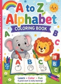 A to Z Alphabet coloring book